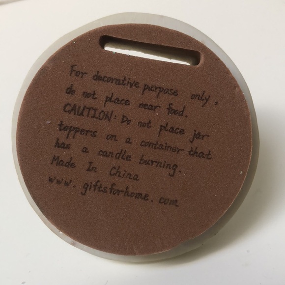 Snowman holding snowflakes Candle Topper - Picture 6 of 8